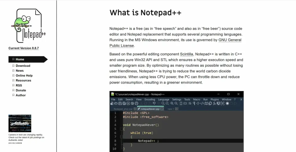 Notepad++