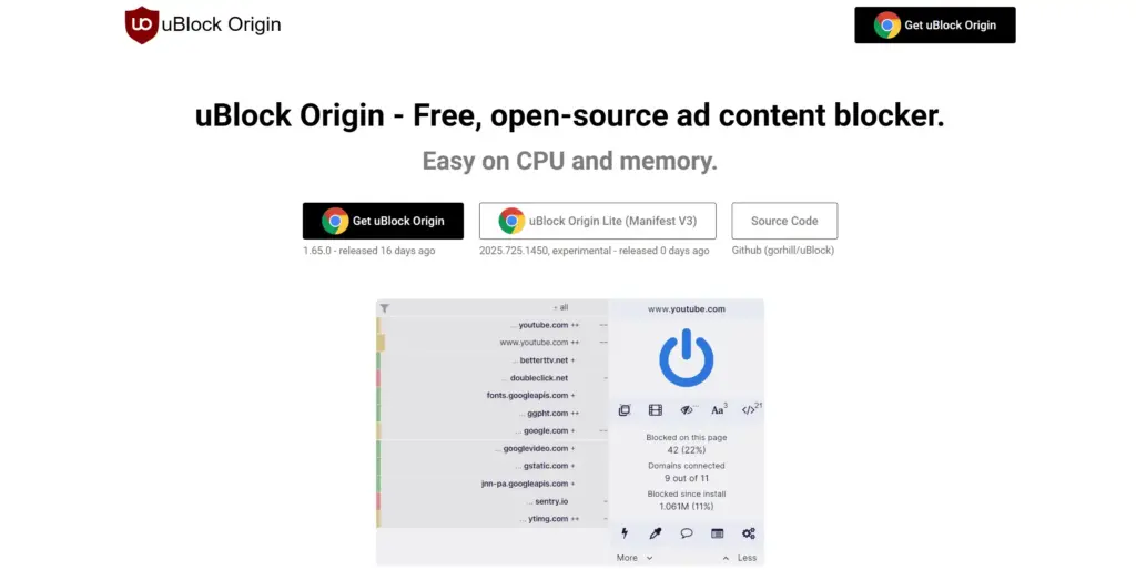 uBlock Origin